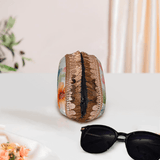 Modal Sunglasses Case | White Bloom - ArtFlyck