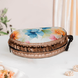 Modal Sunglasses Case | White Bloom - ArtFlyck