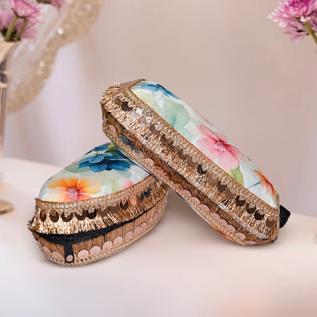 Modal Sunglasses Case | White Bloom