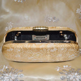 Naaz Banarasi Clutch | Gold - ArtFlyck