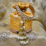 Naaz Banarasi Potli | Yellow Gold - ArtFlyck