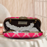 Anara Capsule Clutch | Pink