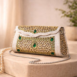 Sitara Emerald Clutch