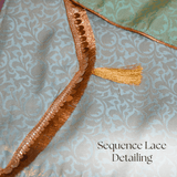 Suit / Saree Cover - Golden - Mint(Pack of 2) - ArtFlyck