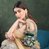 Adah Emerald Potli | Made to Order - ArtFlyck