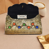 Bohemia Druzzy Stone Multi-Color Clutch - ArtFlyck