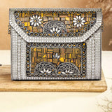 Bohemia-Style Clutch | Silver Colour - ArtFlyck