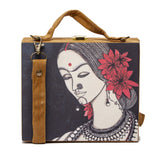 Dulhan Suede Evening Clutch - ArtFlyck