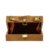 Dulhan Suede Evening Clutch - ArtFlyck