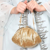 Golden Cutdana Batua Bag - ArtFlyck