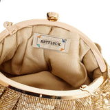 Golden Cutdana Batua Bag - ArtFlyck