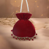 Leela Potli | Maroon - ArtFlyck