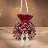 Leela Potli | Maroon - ArtFlyck