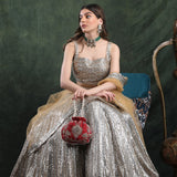 Maira Zardozi Wine Potli - ArtFlyck