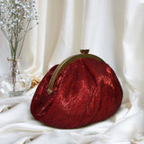 Maroon Cutdana Batua Bag - ArtFlyck