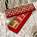 Red Bangle Choora Box - ArtFlyck