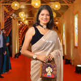 Suede Evening Clutch - ArtFlyck