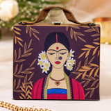 Suede Evening Clutch - ArtFlyck