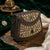 Sitara Emerald Oxidized Mini Clutch