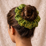 Banarasi Scrunchies | Green