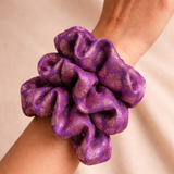 Banarasi Scrunchies | Purple