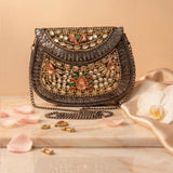 Sitara Multi Oxidized Mini Clutch