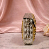 Sitara Silver Emerald Clutch