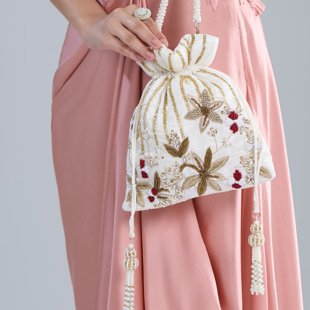 Gulaab Embellished Potli
