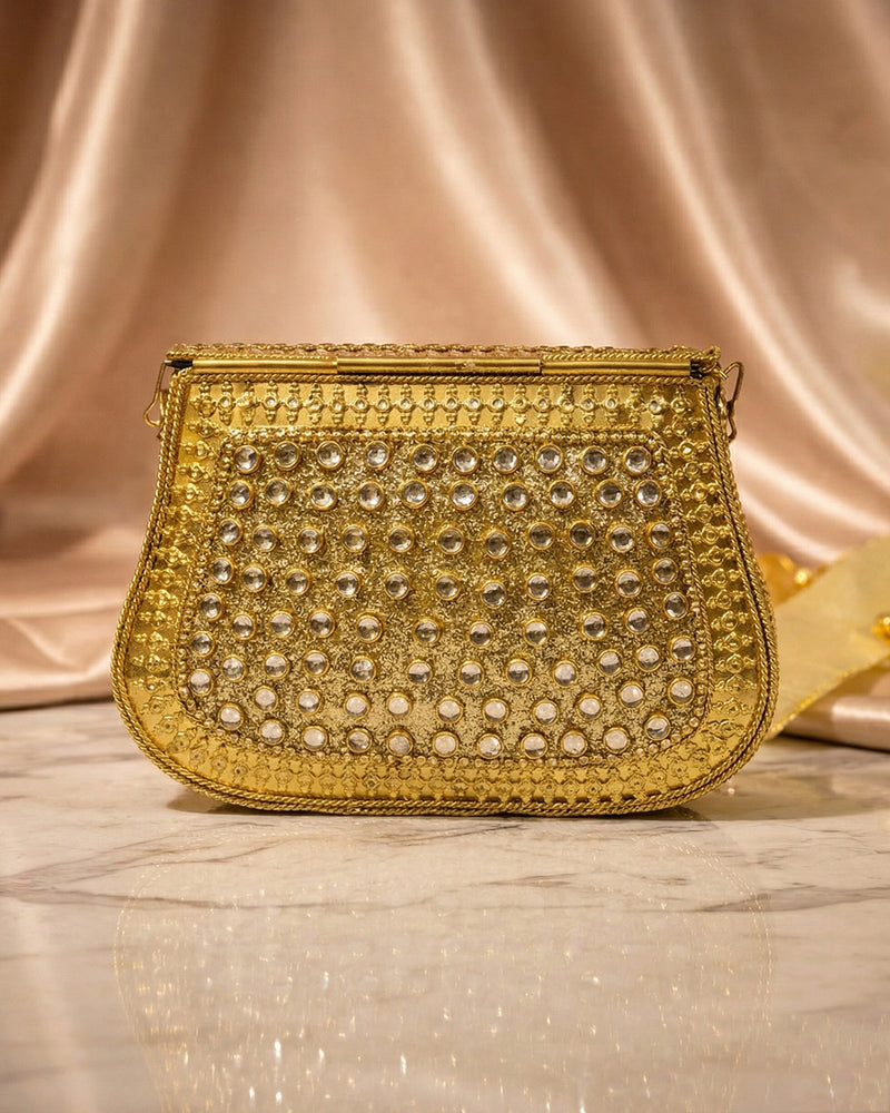 Sitara Gold Multi Mini Clutch