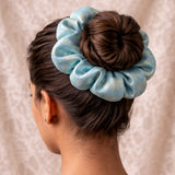 Banarasi Scrunchies | Blue