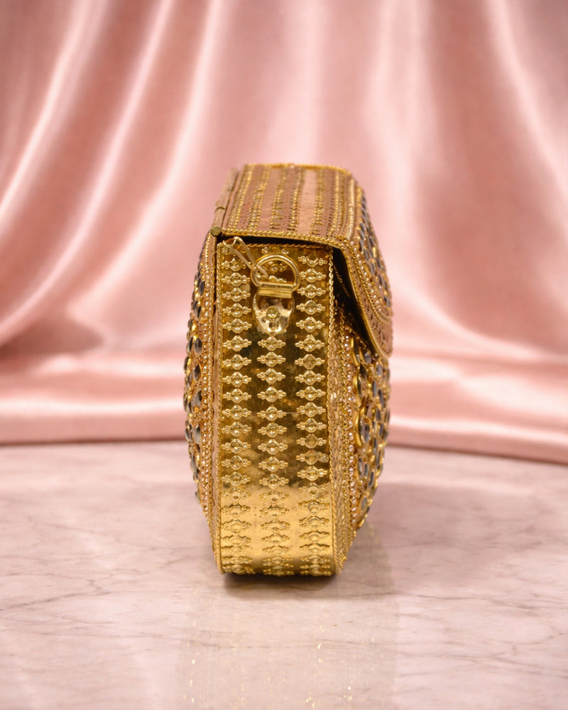 Sitara Gold Multi Mini Clutch