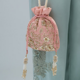 Blush Zari Potli