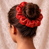 Banarasi Scrunchies | Red