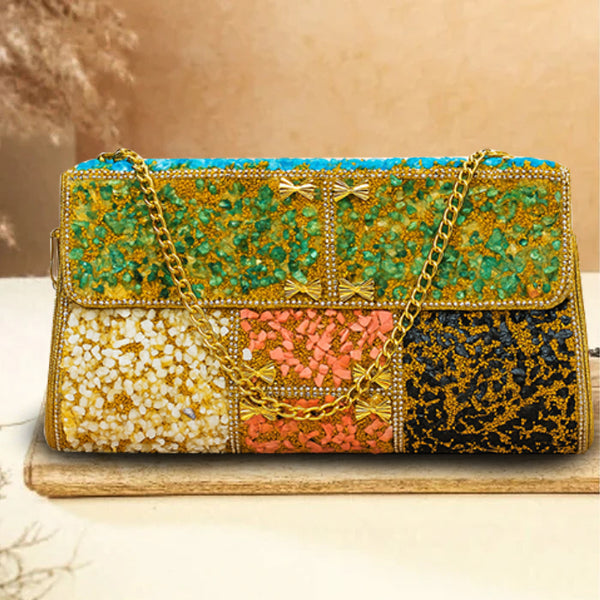 Burberry Metal Clutch | Muticolor