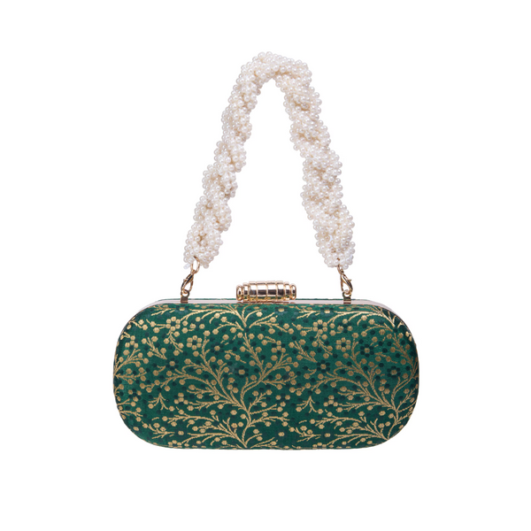 Anaya Capsule Forest Clutch