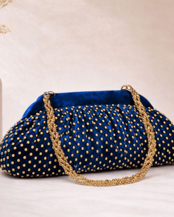 Jhankar Statement Bag | Blue