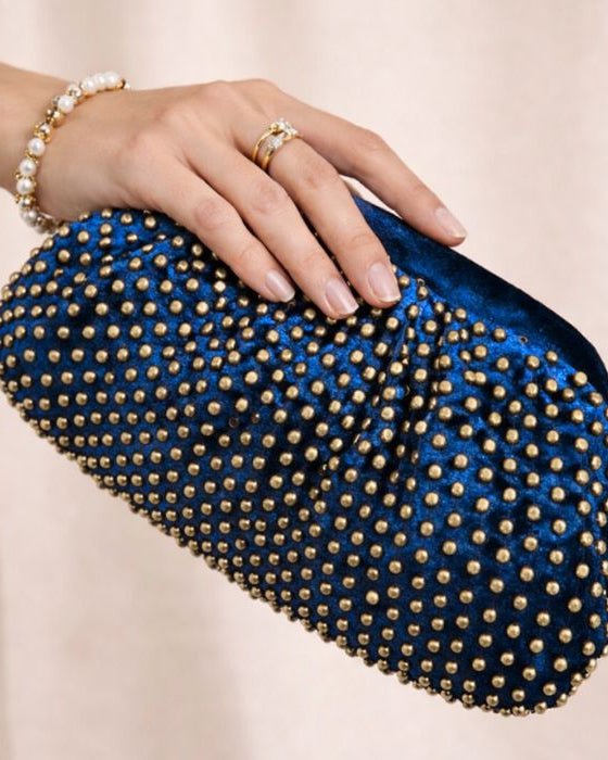 Jhankar Statement Bag | Blue