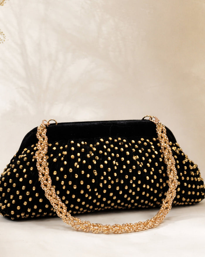 Jhankar Statement Bag | Black