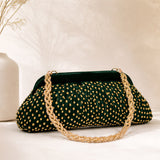 Jhankar Statement Bag | Green