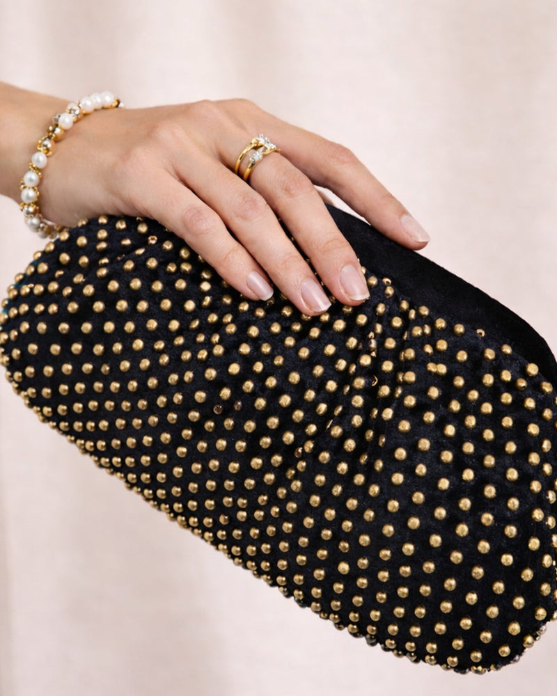 Jhankar Statement Bag | Black