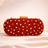 Ruby Red Clutch