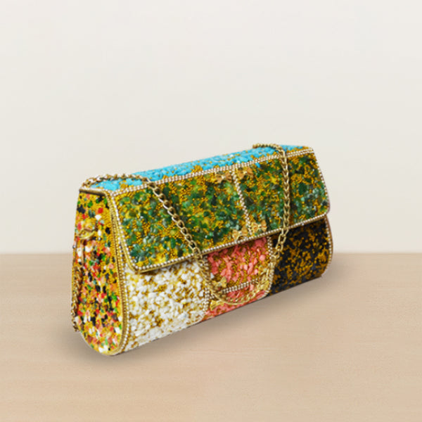 Burberry Metal Clutch | Muticolor