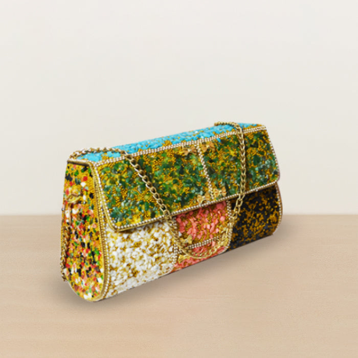 Burberry Metal Clutch | Muticolor