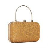 Naaz Banarasi Clutch | Yellow Gold
