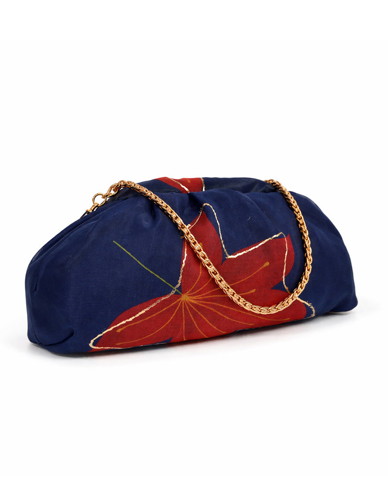 Aarzo Organza Batua| Blue