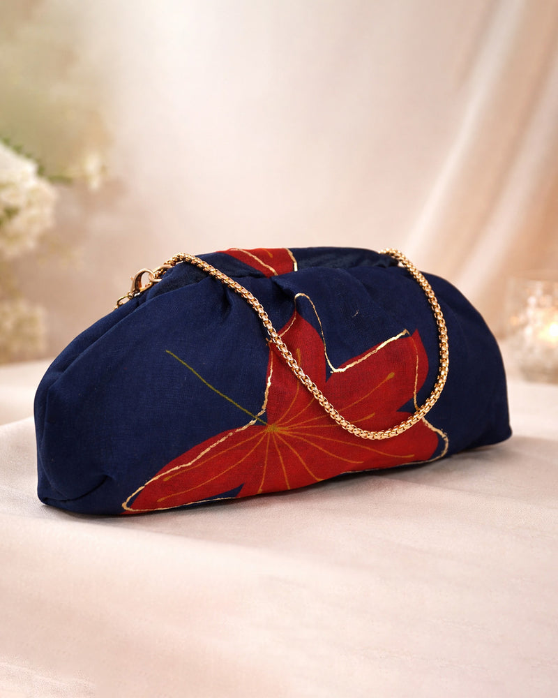 Aarzo Organza Batua| Blue