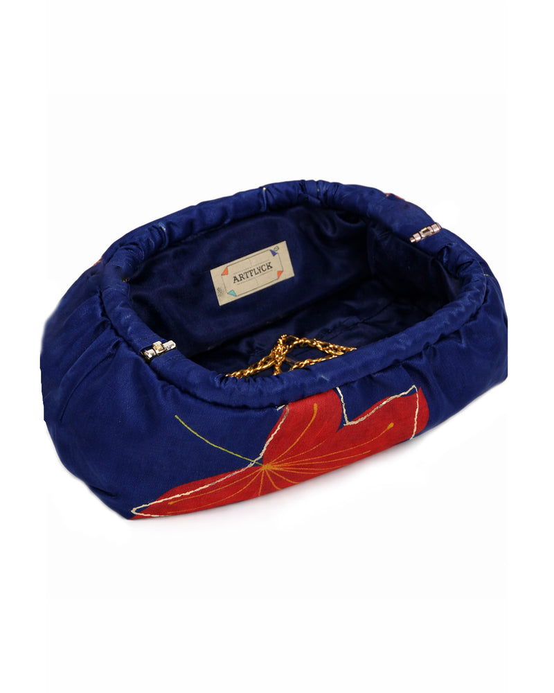 Aarzo Organza Batua| Blue