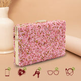 Gravel Stone Clutch | Pink