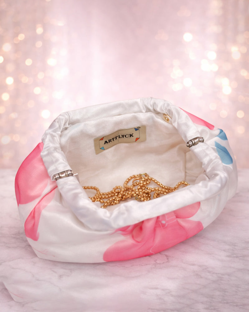 Aarzo Organza Batua| White