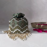 Chand Sage Green Potli | Made to Order